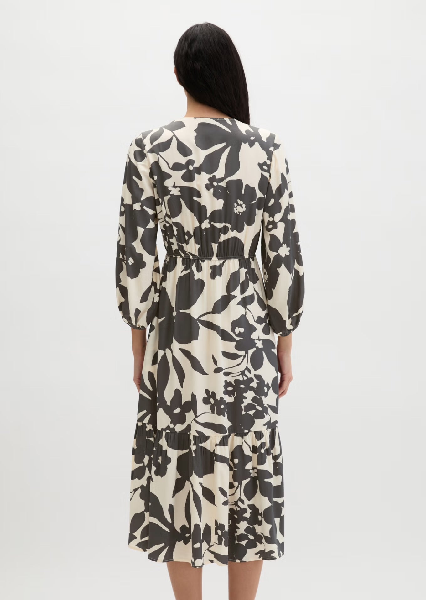 Marc O Polo PRINT DRESS FLARED FROM LENZING™ ECOVERO™