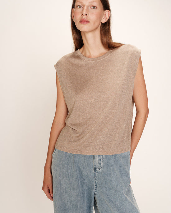 Load image into Gallery viewer, Grace And Mila T-SHIRT TAUPE RIMBAUD
