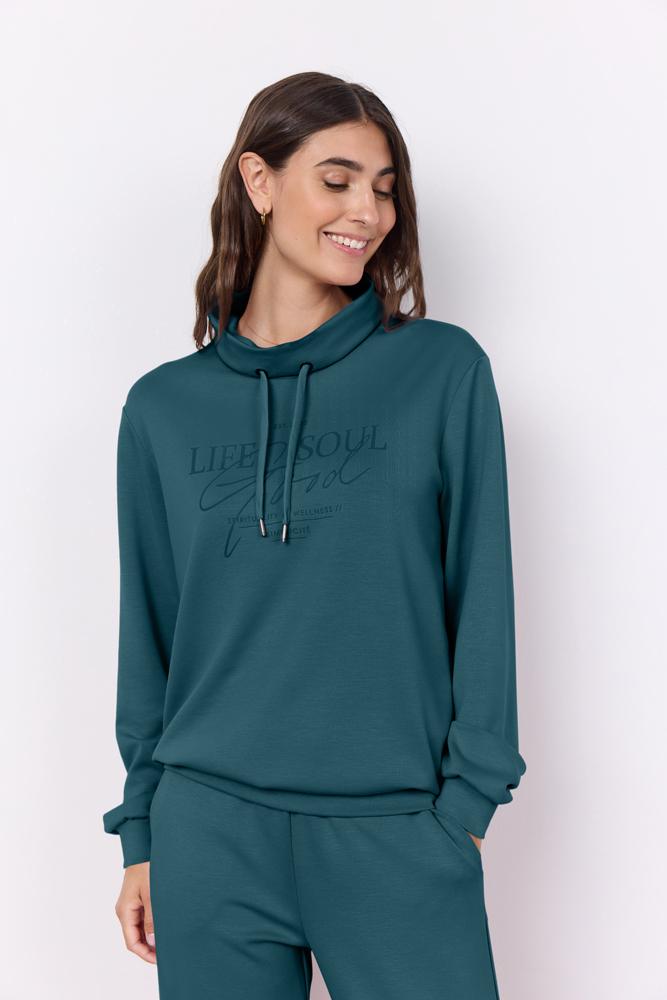 Soya Concept SC-BANU 153 SWEATSHIRT DARK GREEN