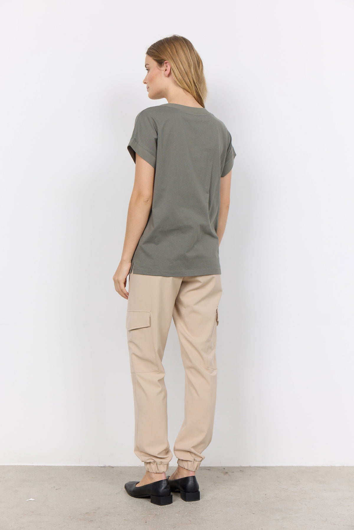 Soya Concept SC-DERBY 27 T-SHIRT DUSTY GREEN