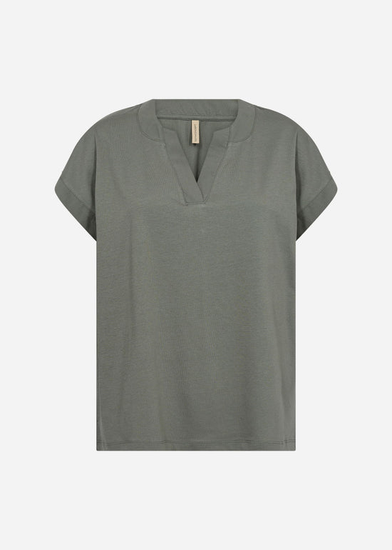 Soya Concept SC-DERBY 27 T-SHIRT DUSTY GREEN