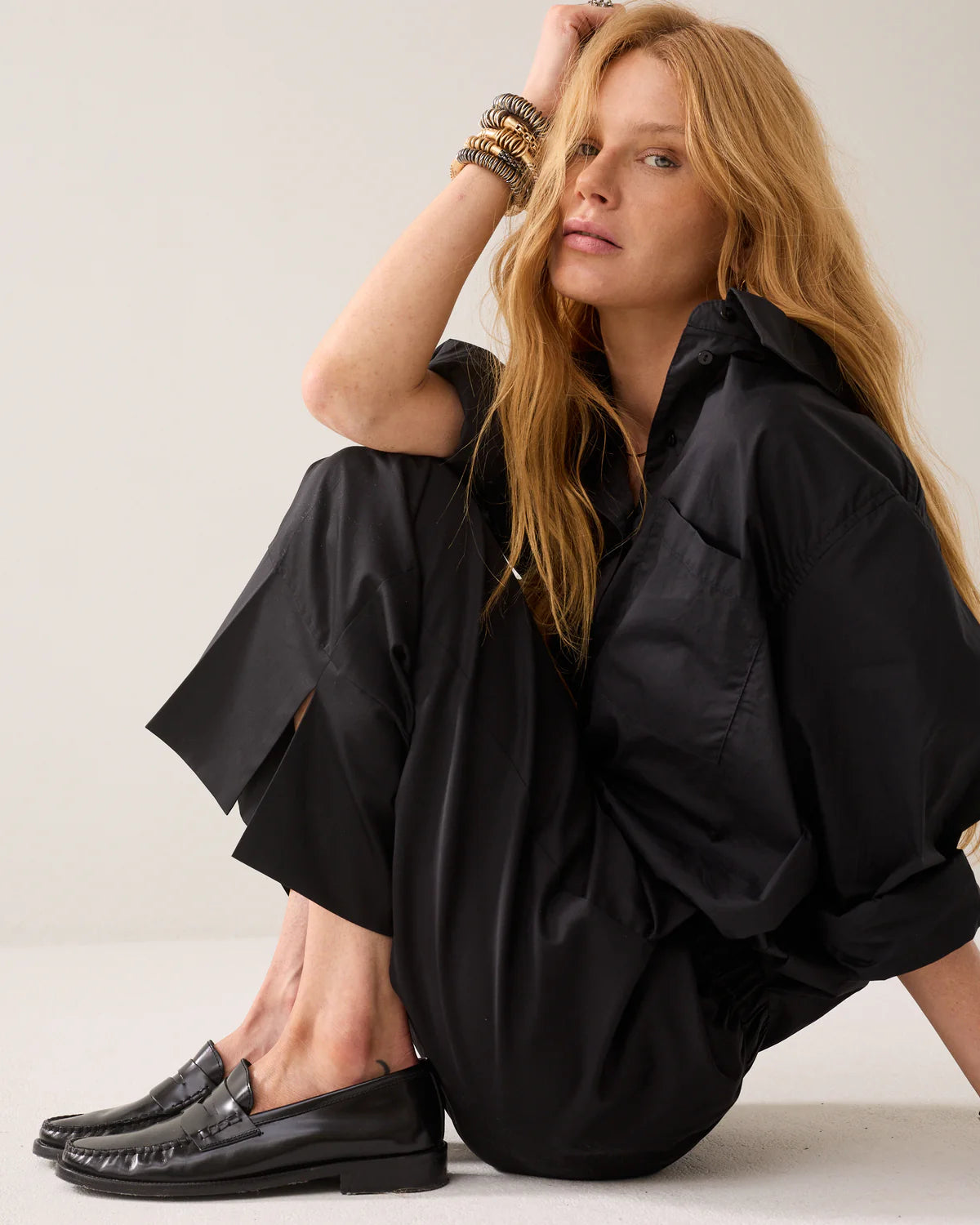 Summum Woman 7/8 LENGTH TROUSERS WITH SLIT