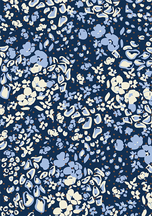 Soya Concept  SC-FELICITY AOP 532 BLOUSE NAVY