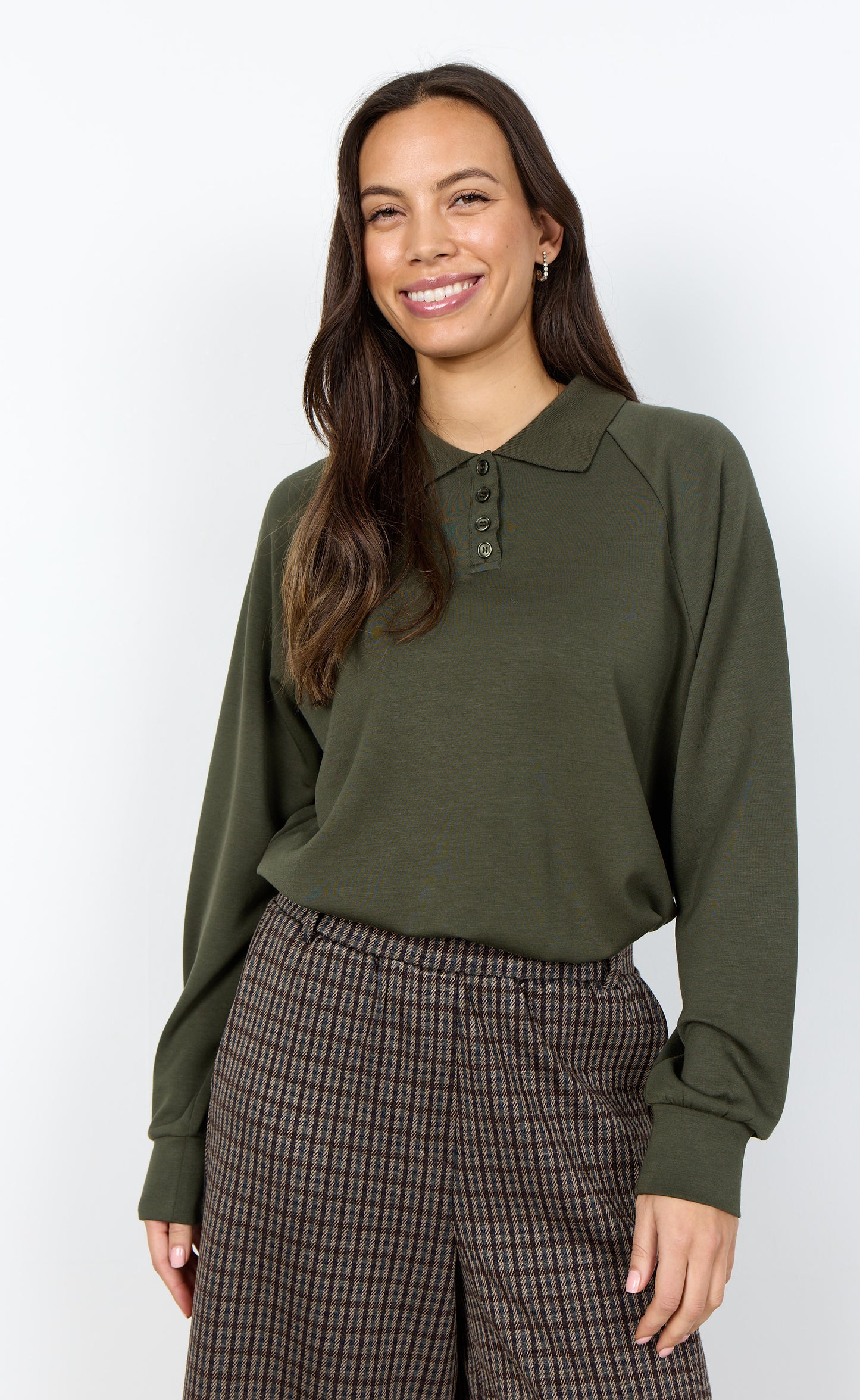 Soya Concept SC-BANU 335 BLOUSE DARK GREEN