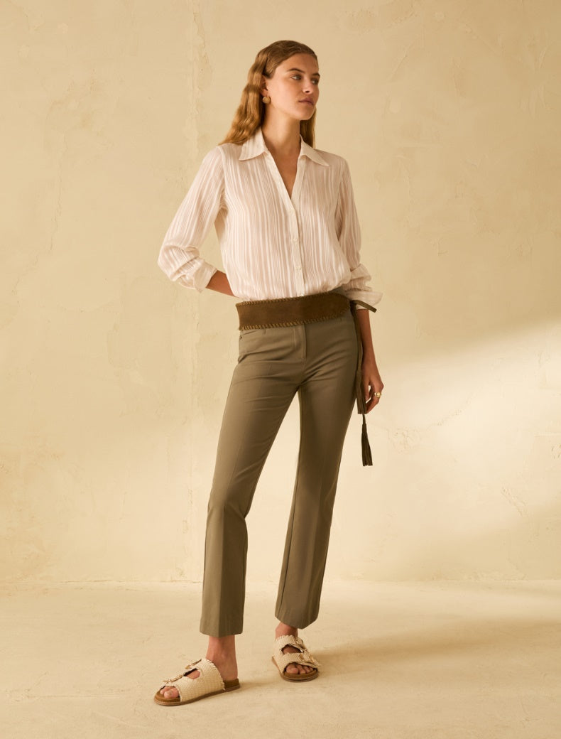 Pennyblack Mini-flared trousers Khaki