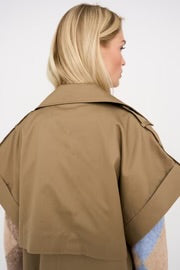Pieszak PD-Nico Trench Jacket - Lead Brown