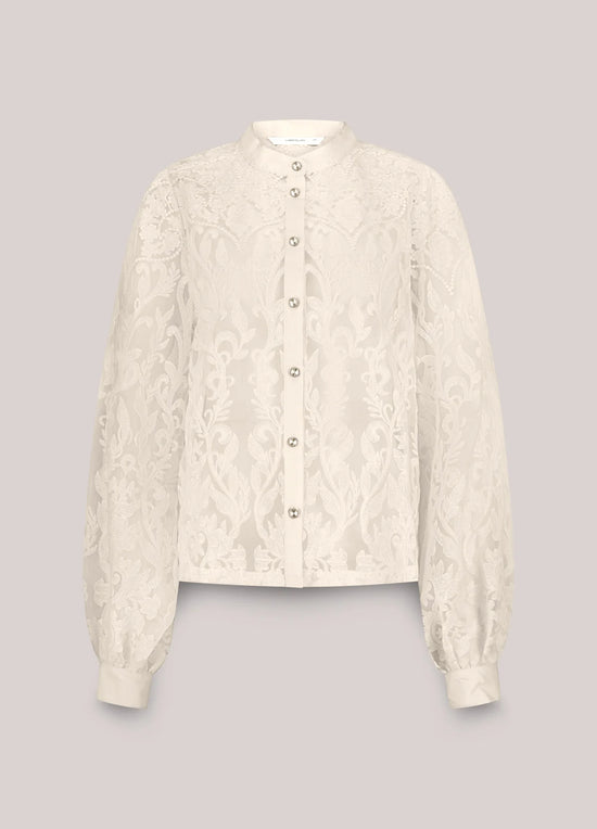 Summum Woman SHEER LACE BLOUSE
