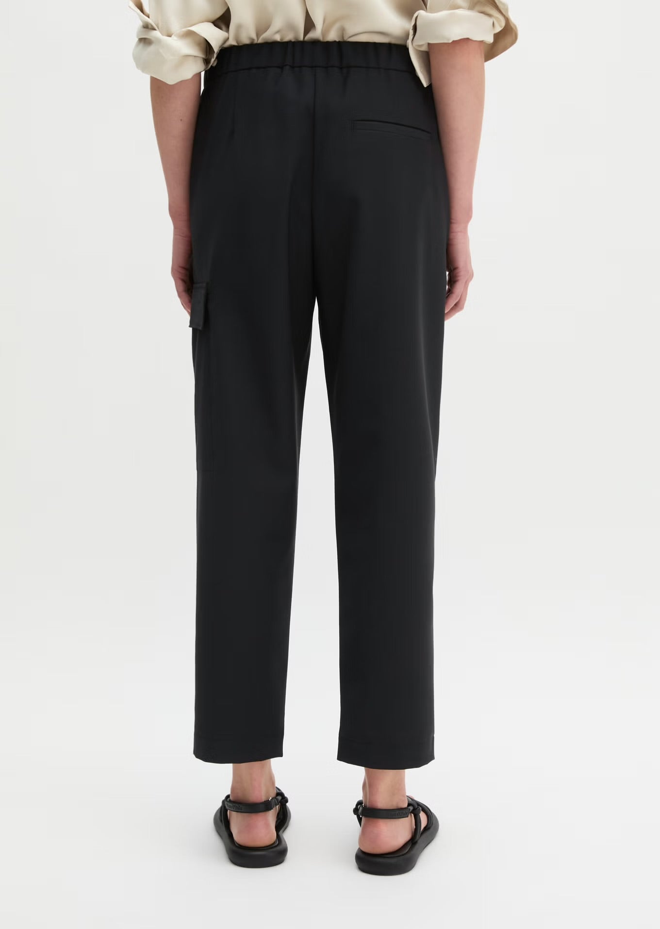 Marc O Polo  PULL-ON CARGO PANTS REGULAR MADE FROM A STRETCH VIRGIN WOOL MIX