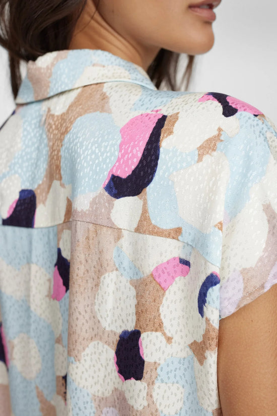 Load image into Gallery viewer, Numph NUGRACIE SHIRT - Cerulean
