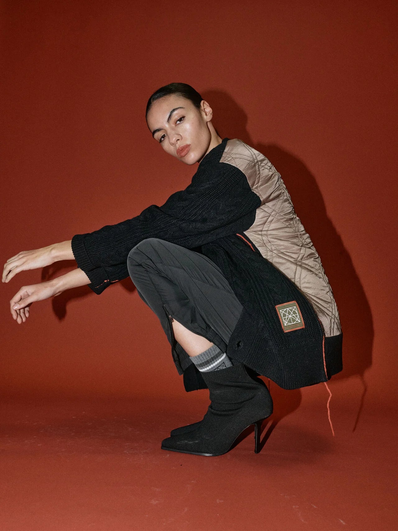 Heyanno MMHRich Quilt Cardigan