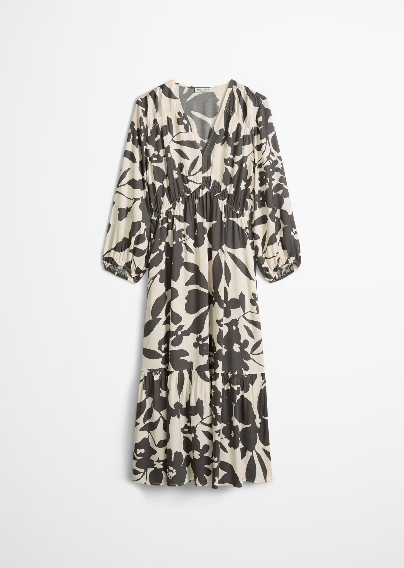 Marc O Polo PRINT DRESS FLARED FROM LENZING™ ECOVERO™