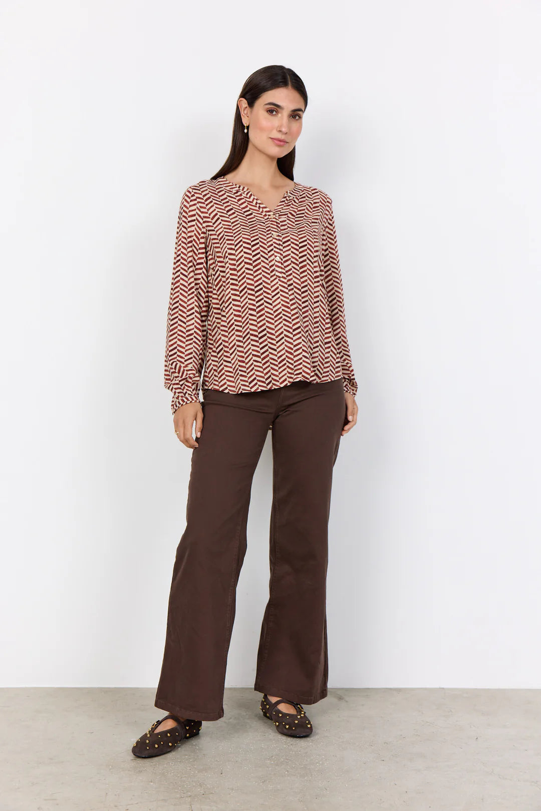 Soya Concept SC-SELIA 2 BLOUSE RED