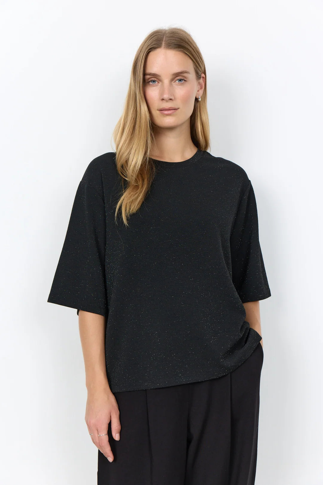 Soya Concept SC-ANDINE 2 T-SHIRT BLACK