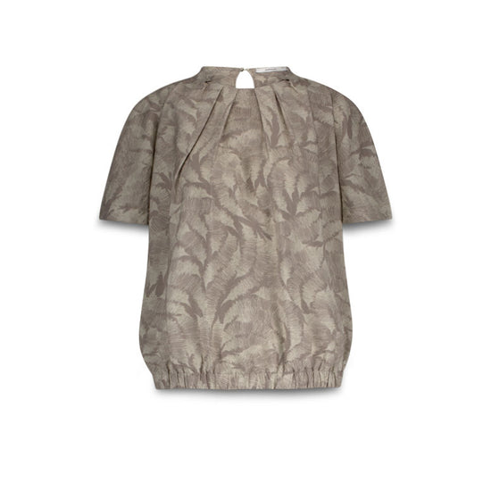 Summum Woman  Top short sleeves two tone print