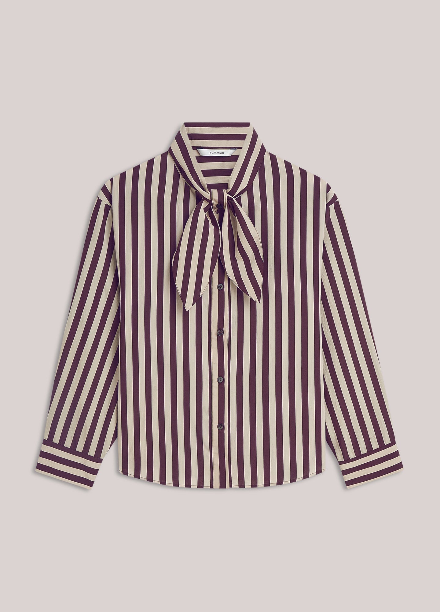 Summum Woman STRIPED ECOVERO BLOUSE