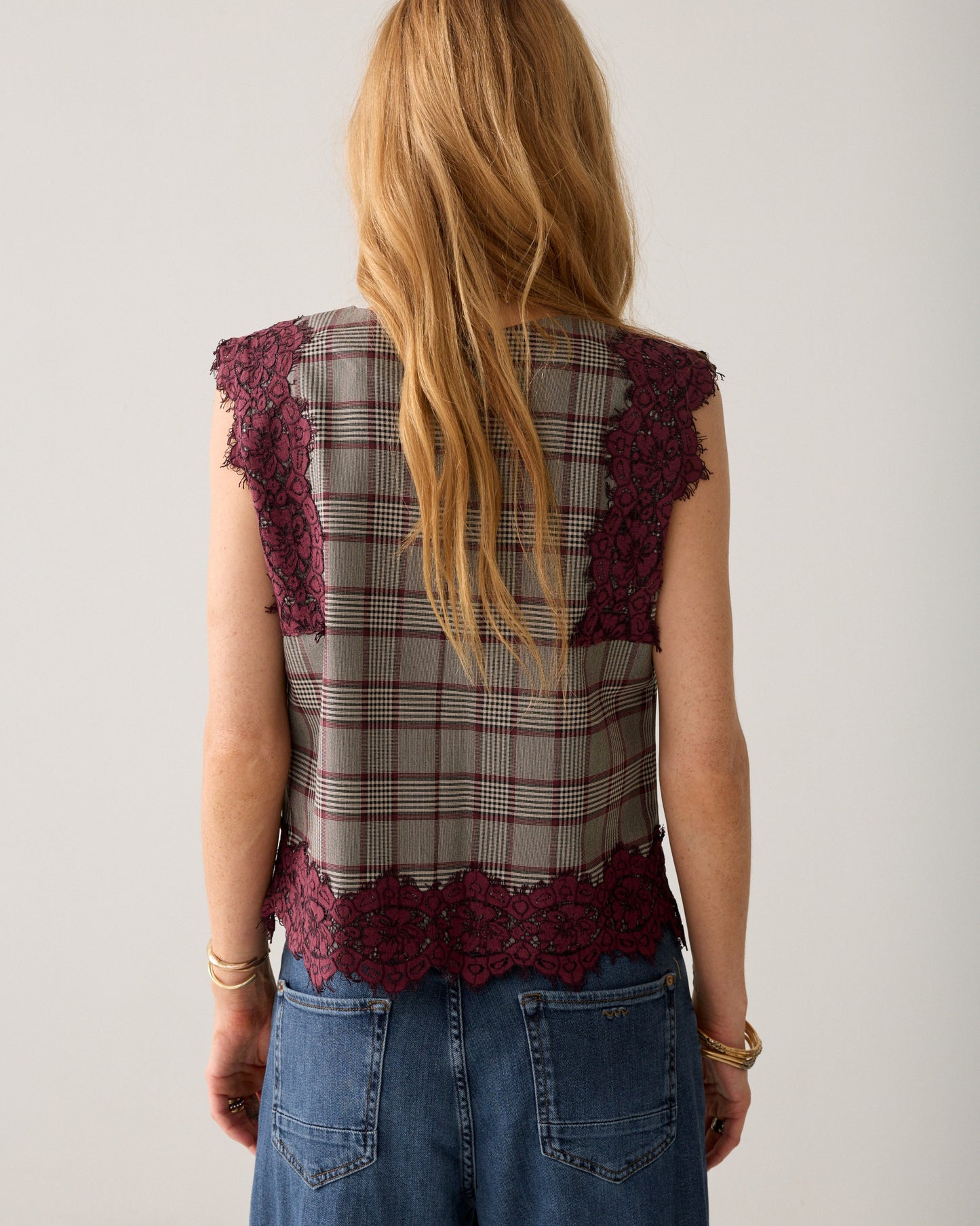 Summum Woman SCOTTISH TARTAN TOP
