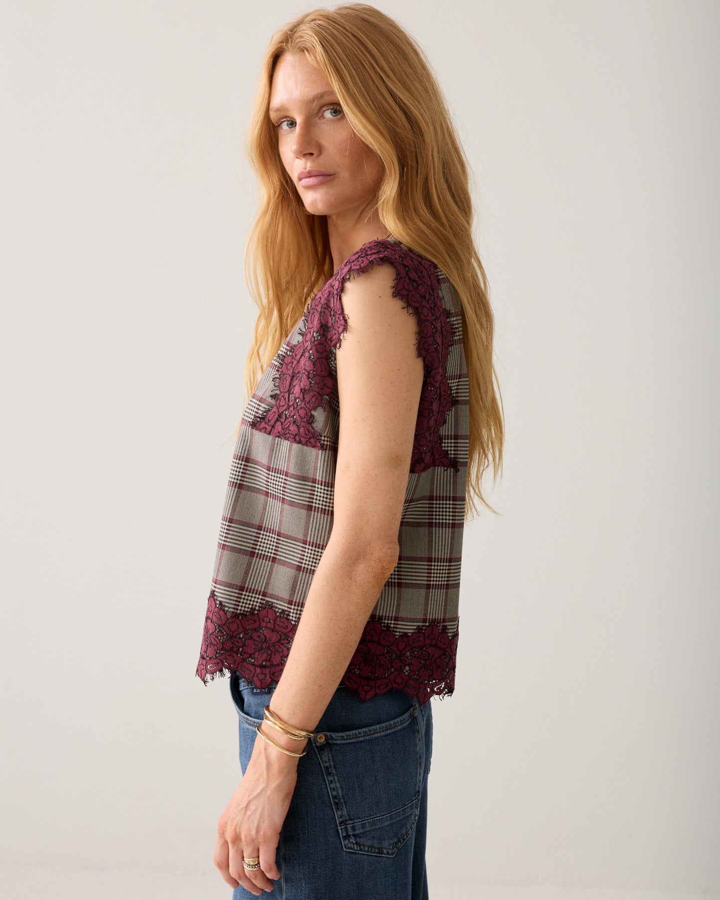 Summum Woman SCOTTISH TARTAN TOP