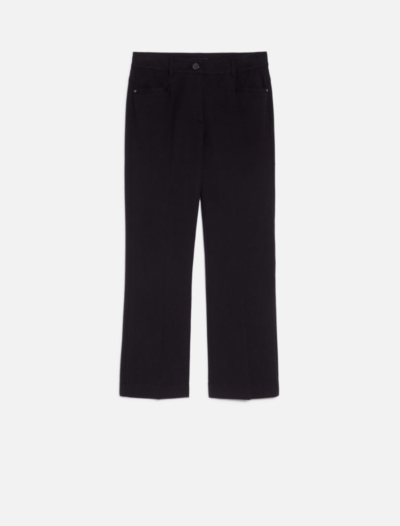 Pennyblack Twill mini flare trousers Black
