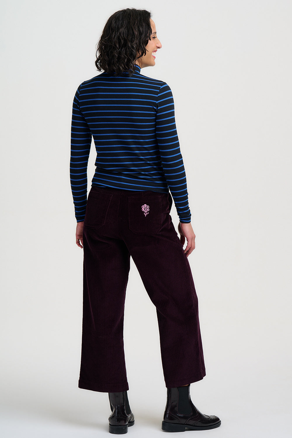 Sugarhill Brighton LINDLEY CORD CROPPED TROUSERS