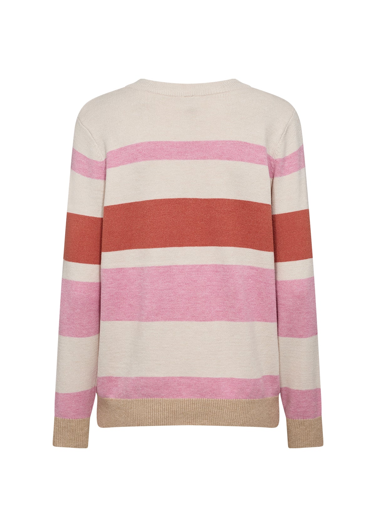 Load image into Gallery viewer, Soya Concept SC-KANITA STRIPE 14 PULLOVER LIGHT PINK
