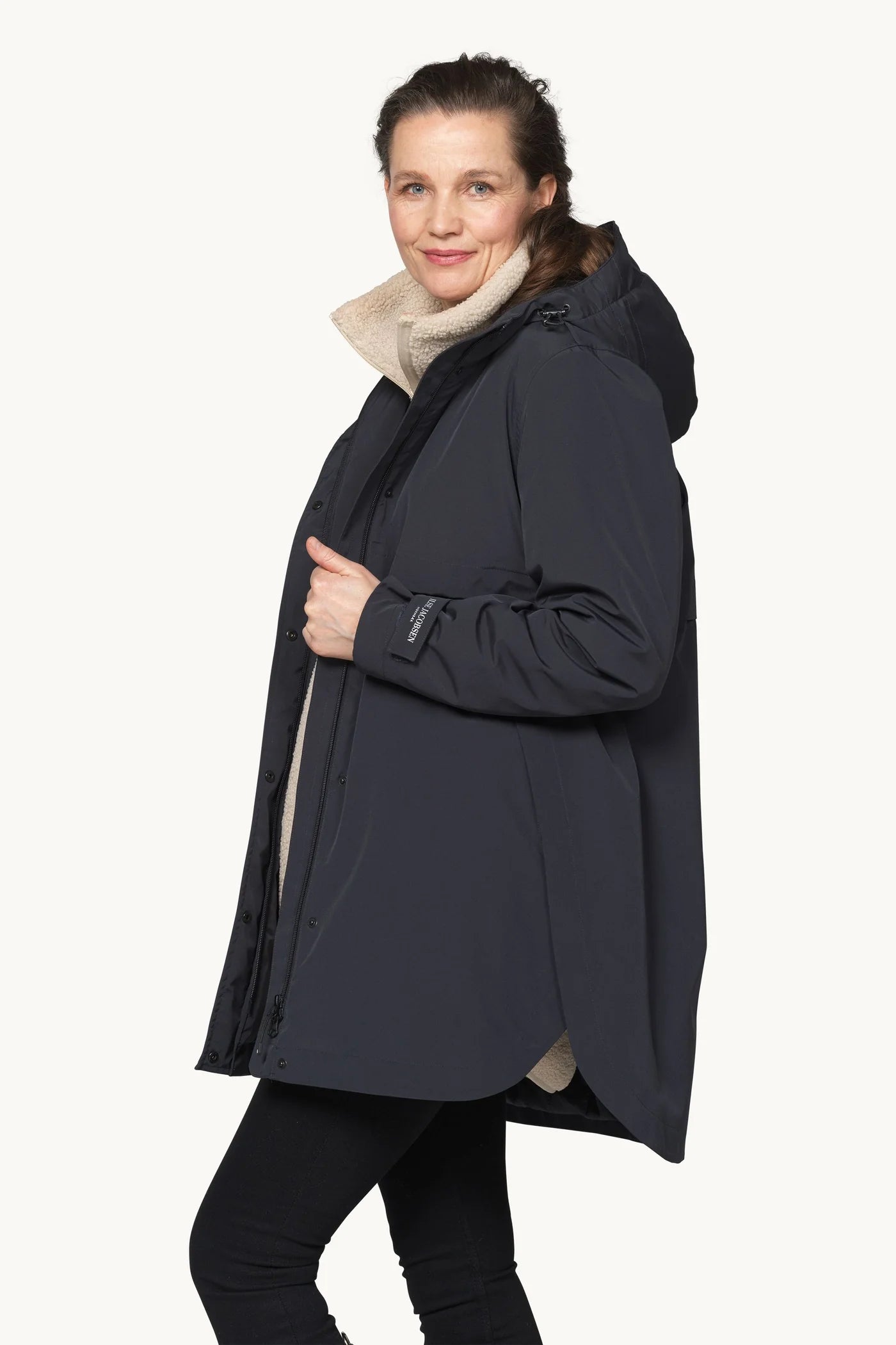 Ilse Jacobsen PADDED RAINCOAT - DARK INDIGO