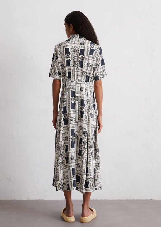 Load image into Gallery viewer, Marc O Polo PRINT DRESS FLARED FROM ECOVERO™ BY LENZING™
