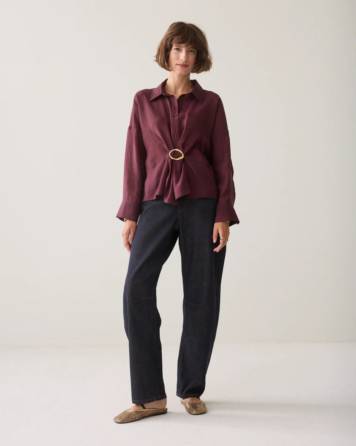 Summum Woman WEAR-YOUR-WAY BLOUSE IN LYOCELL BLEND
