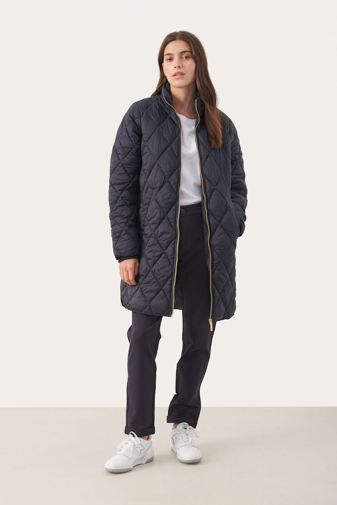 Part Two OlilasPW Coat Dark Navy