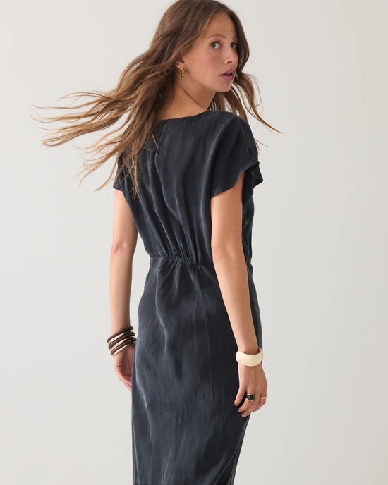 Summum Woman LONG DRESS IN CUPRO FABRIC