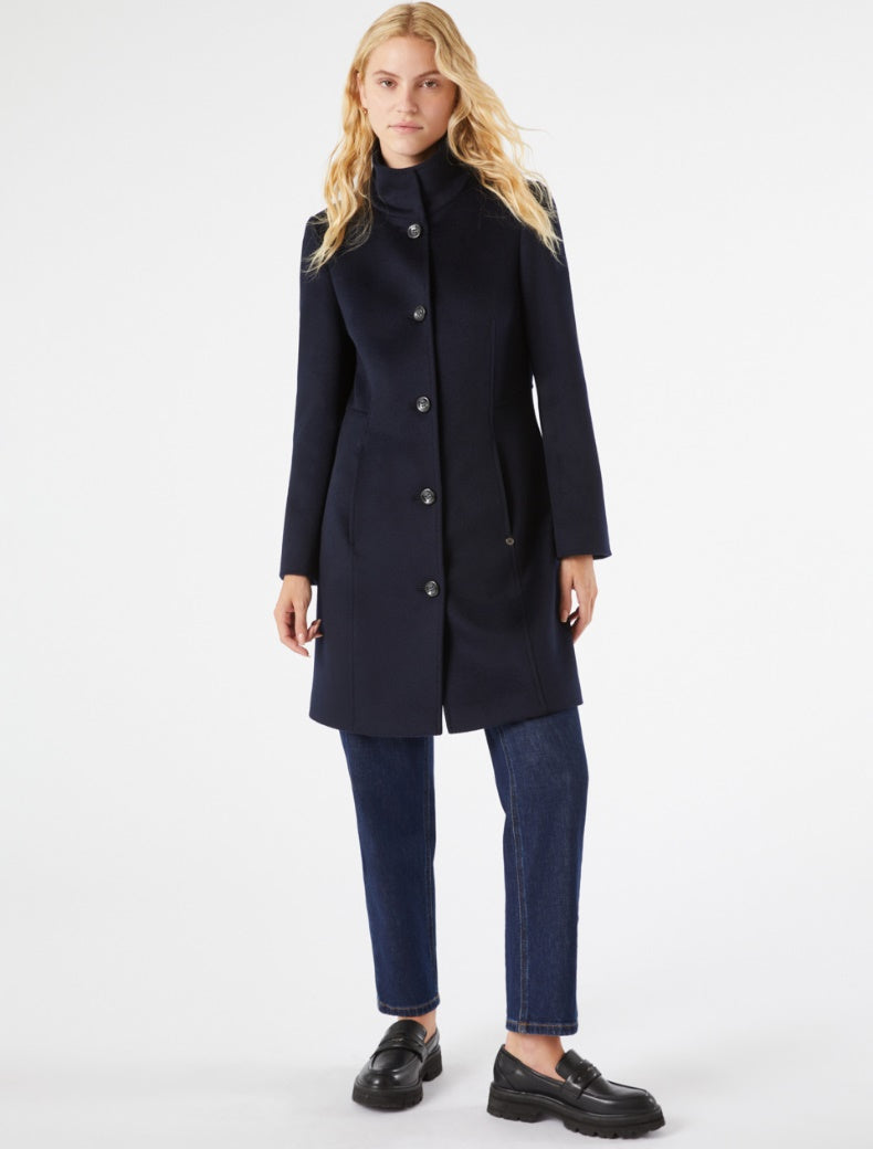 Pennyblack Slim-fit wool broadcloth coat