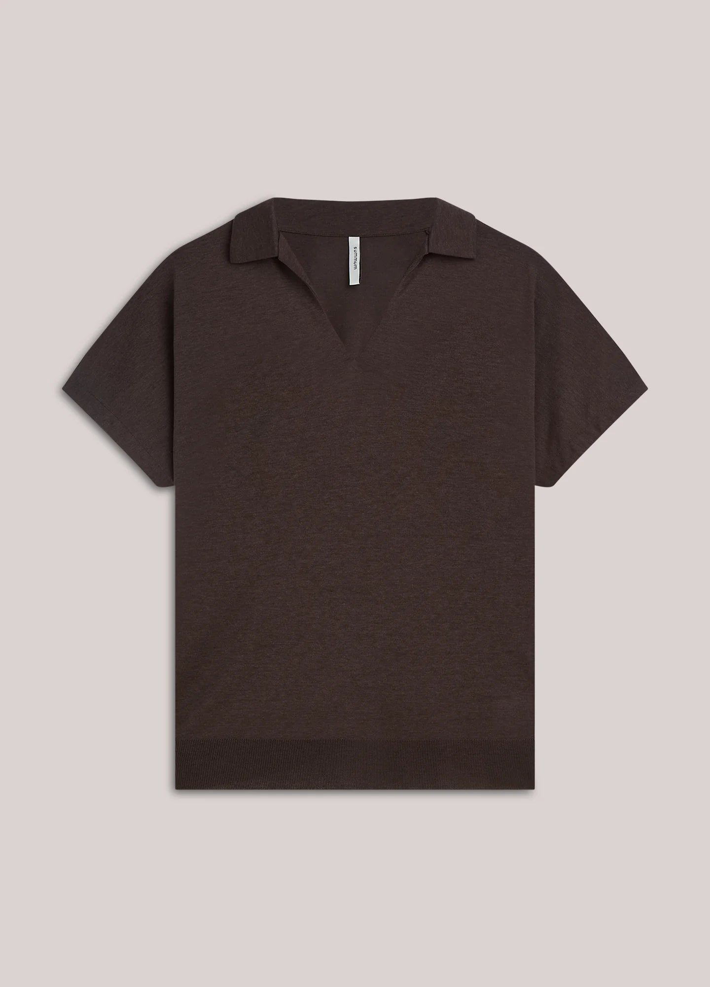 Summum Woman Top with polo collar