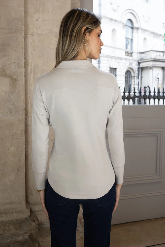 Load image into Gallery viewer, No2mor0 Daisy Cotton Shirt
Taupe
