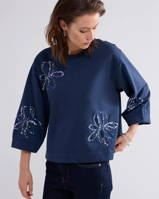 Summum Woman SWEATSHIRT WITH 3/4 SLEEVES