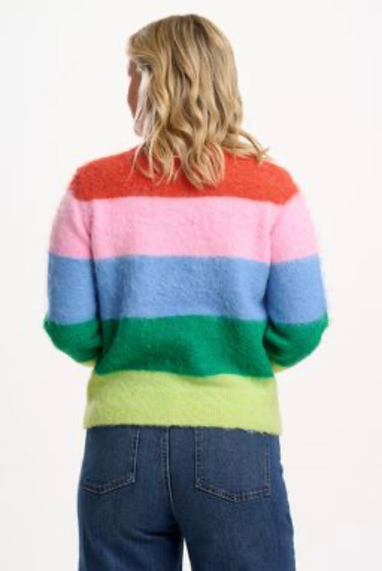 Sugarhill Brighton Dayna Jumper - Multi, Rainbow Stripes
