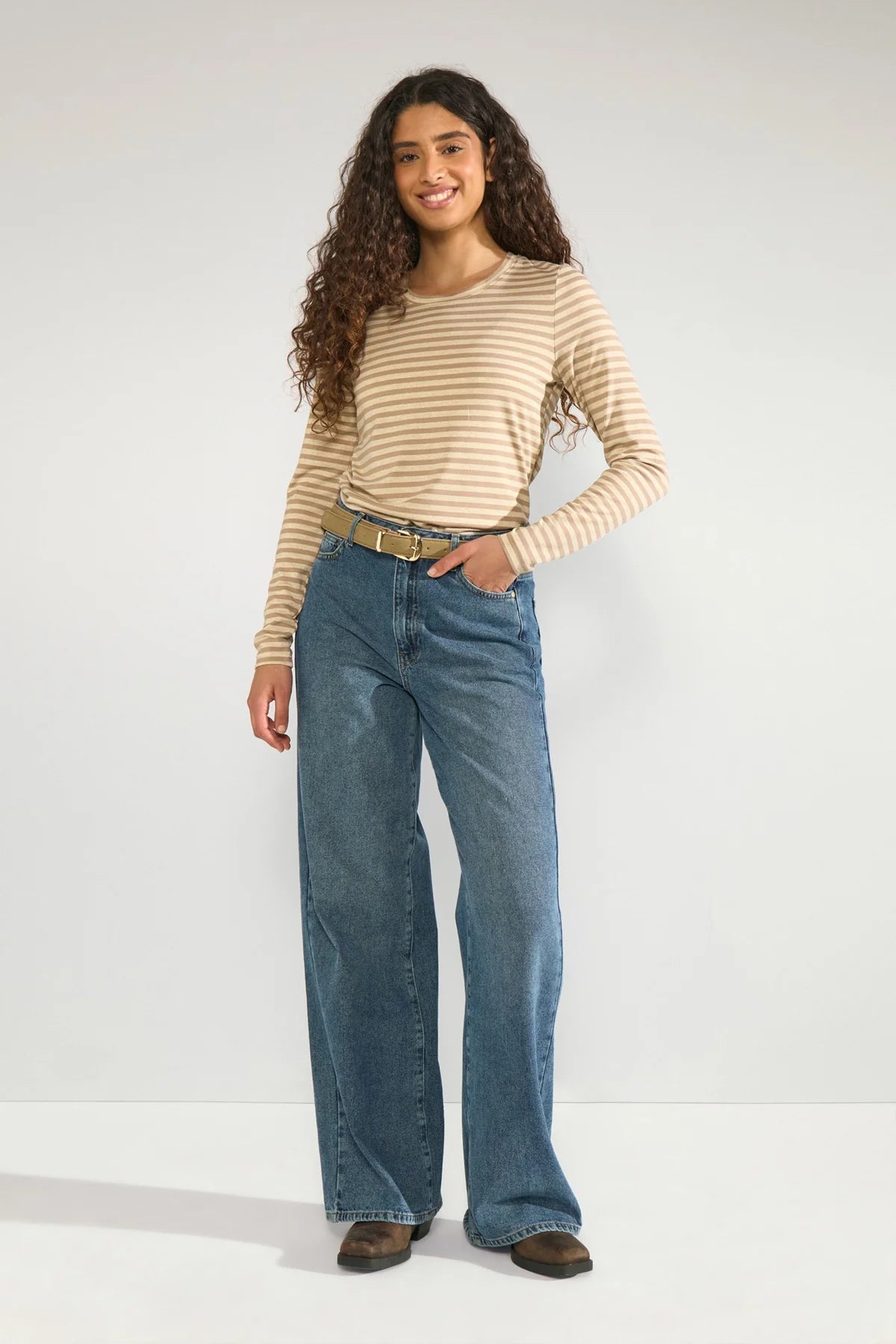 Numph NURIXIE BLOUSE - Silver Mink