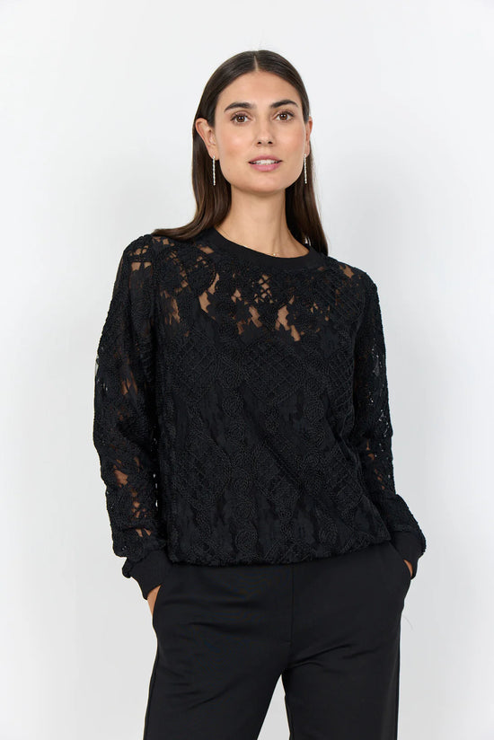 Soya Concept SC-ALHAM 2 BLOUSE BLACK