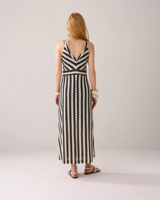 Load image into Gallery viewer, Summum Woman ZIGZAG MAXI-DRESS
