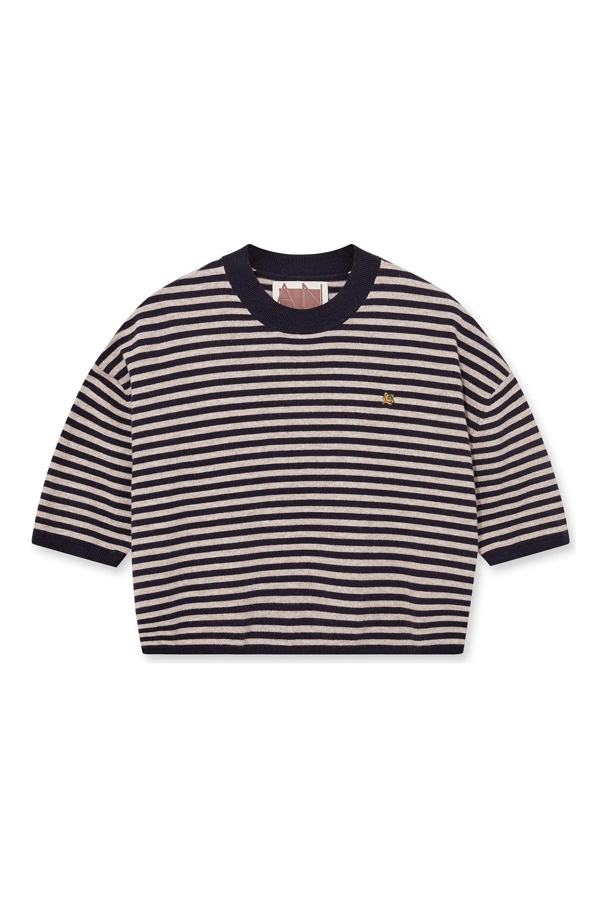 Heyanno MMHPoetic Stripe Knit
Relaxed fit Baritone Blue