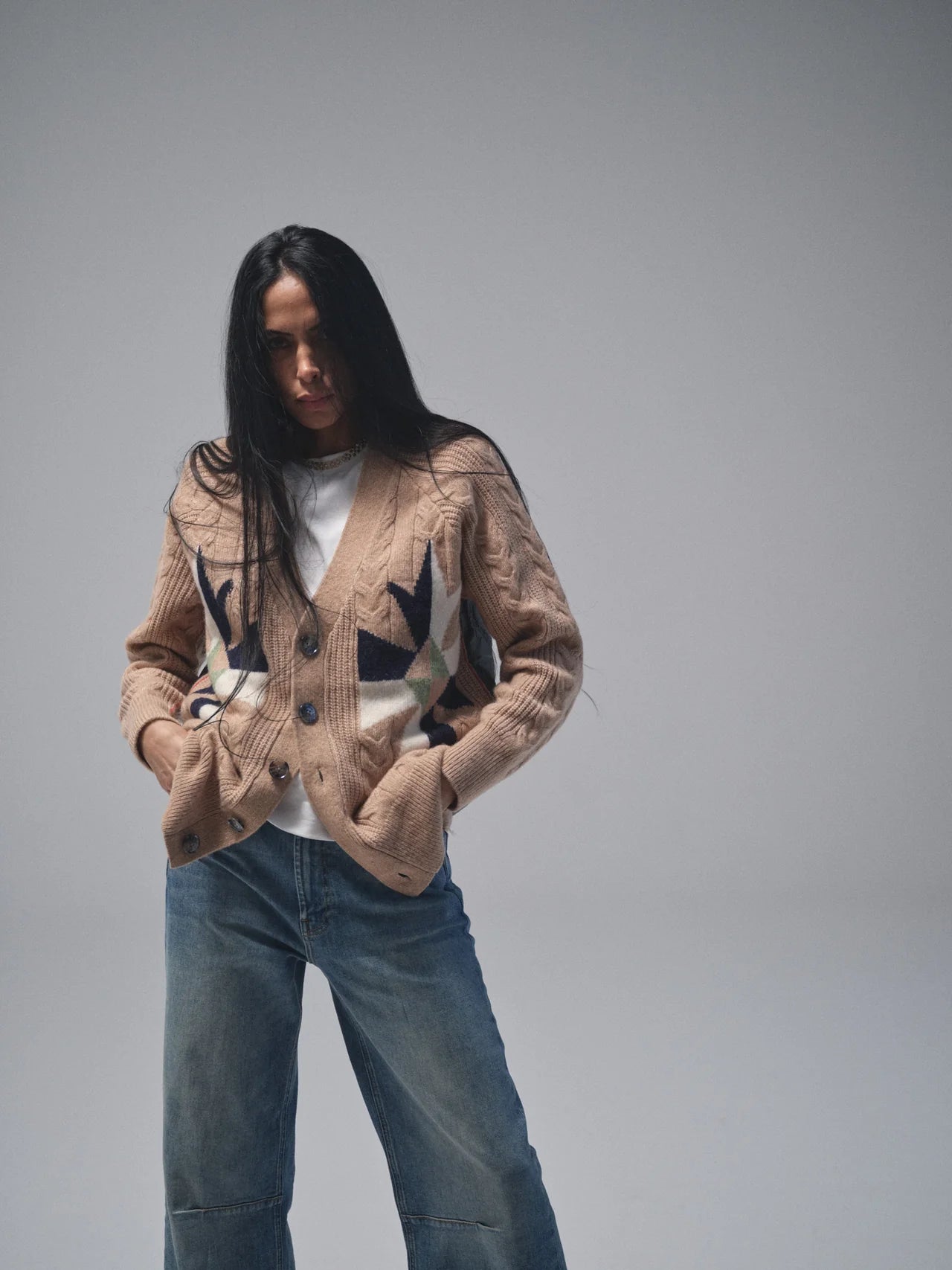Heyanno MMHRio Quilt Cardigan
Relaxed fit