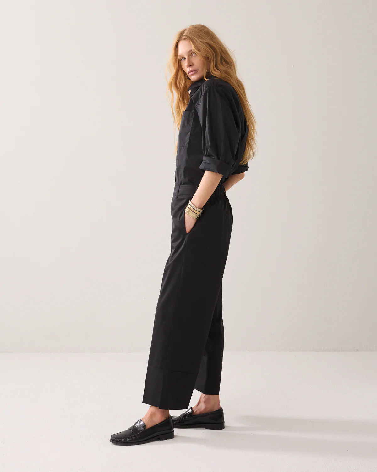 Summum Woman 7/8 LENGTH TROUSERS WITH SLIT