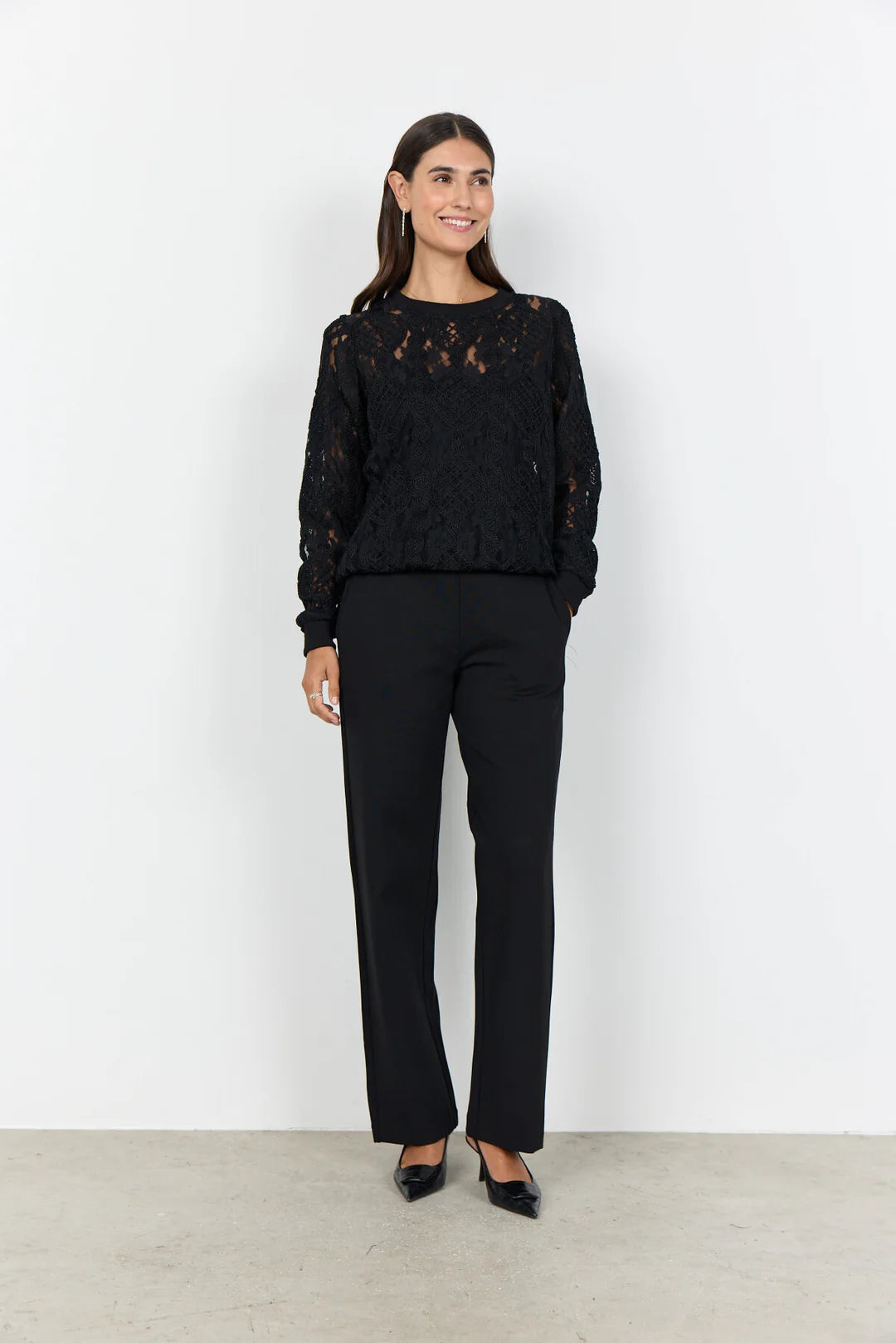 Soya Concept SC-ALHAM 2 BLOUSE BLACK