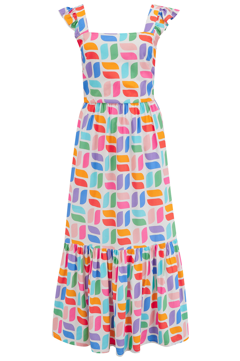 Sugarhill Brighton  ESTELLE SHIRRED MIDI SUNDRESS
