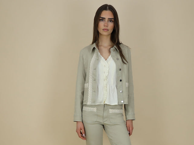 No2mor0 Roxy Straight Leg Trouser - 26" Leg Sand