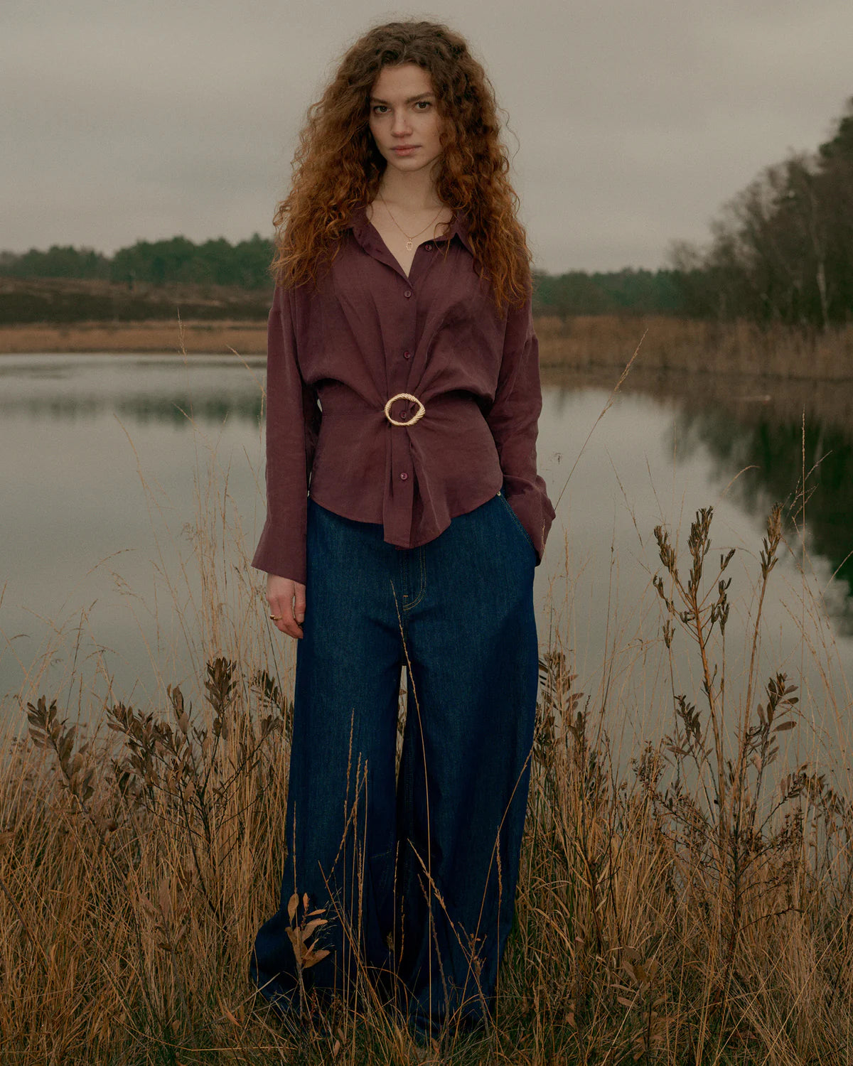 Summum Woman WEAR-YOUR-WAY BLOUSE IN LYOCELL BLEND
