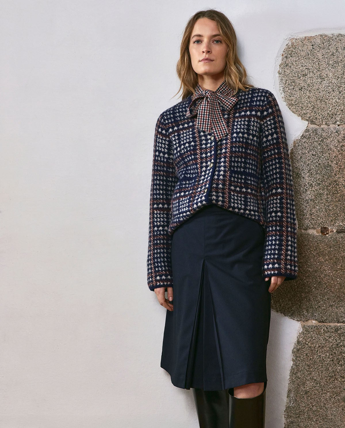 Yerse WOOL-BLEND CARDIGAN