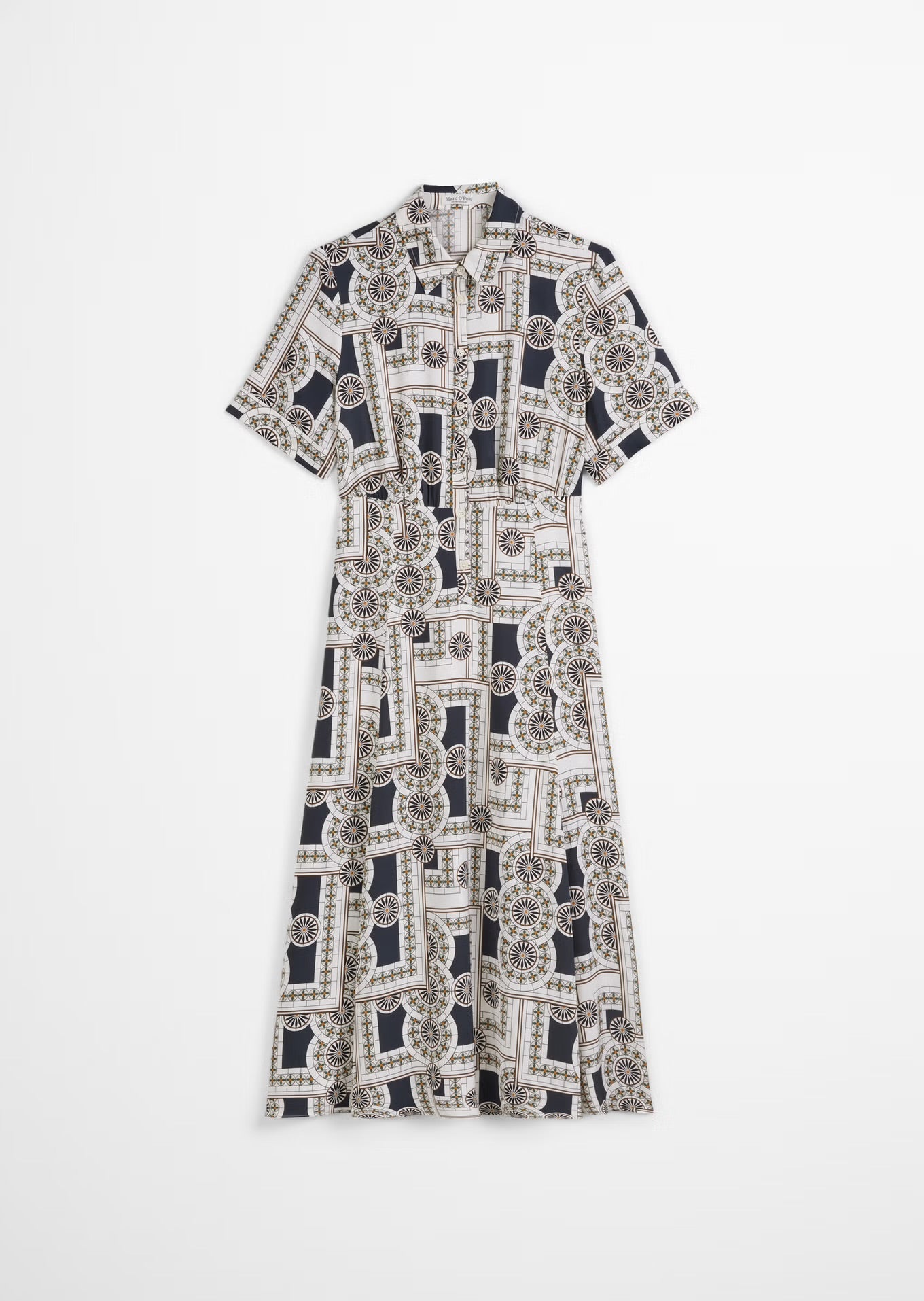 Marc O Polo PRINT DRESS FLARED FROM ECOVERO™ BY LENZING™