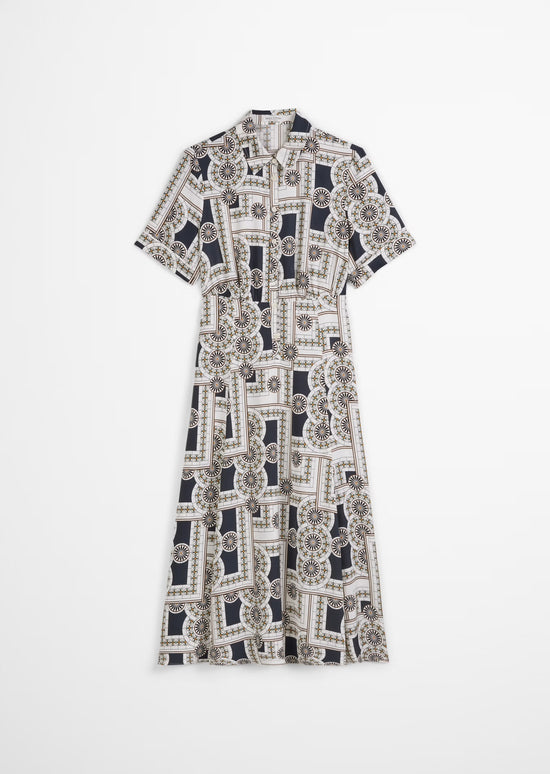Load image into Gallery viewer, Marc O Polo PRINT DRESS FLARED FROM ECOVERO™ BY LENZING™
