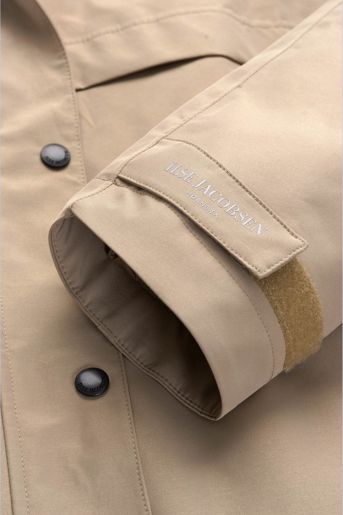 Ilse Jacobsen PADDED RAINCOAT - GREIGE