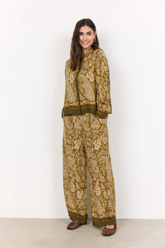 Soya Concept SC-VALGERDA 1 SHIRT DARK GREEN