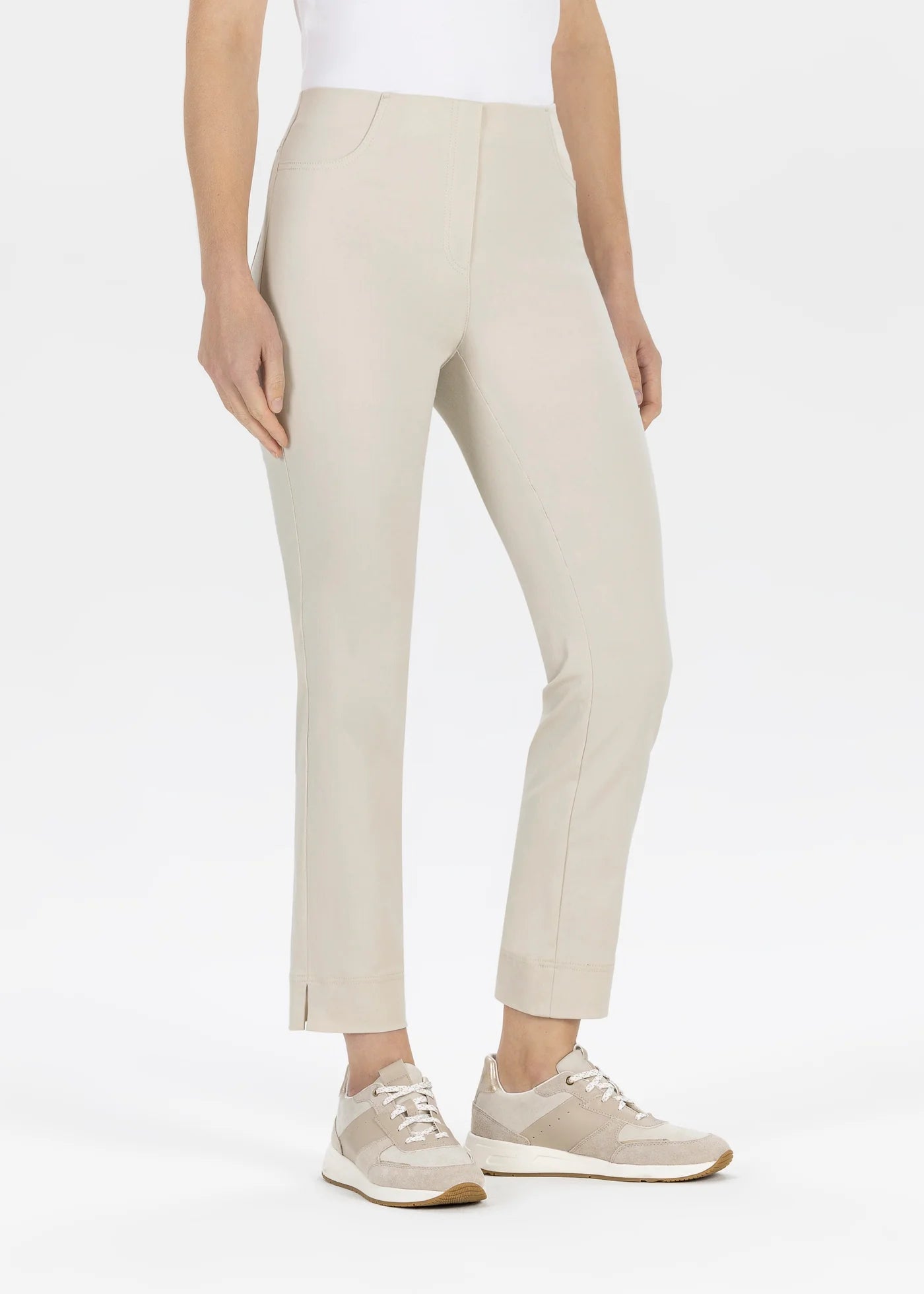 Stehmann 7/8 pants Igor in light stretch quality Kalk